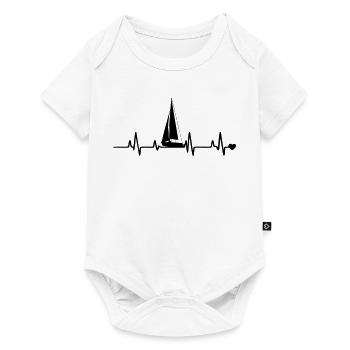 Sail - Baby Premium short-sleeve bodysuit - white - Front