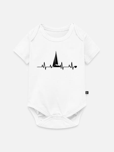 Sail - Baby Premium Kurzarmbody - Weiß