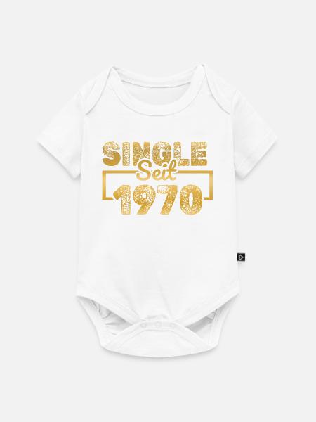 1970 - Baby Premium Kurzarmbody - Weiß