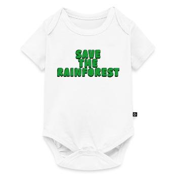 Save The Rainforest - Baby Premium short-sleeve bodysuit - white - Front