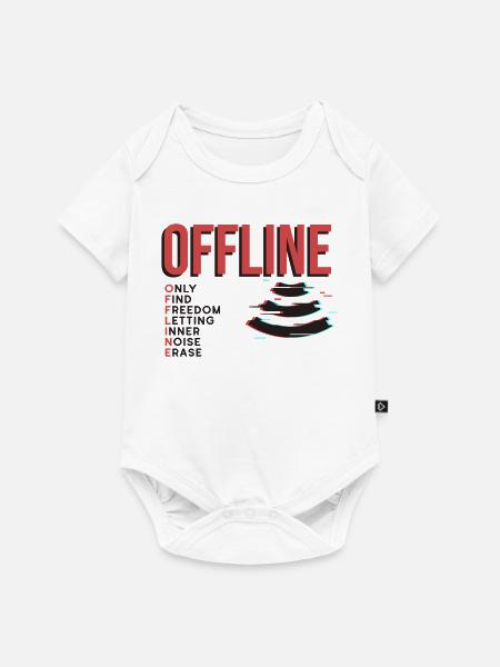 OFFLINE - Baby Premium Kurzarmbody - Weiß