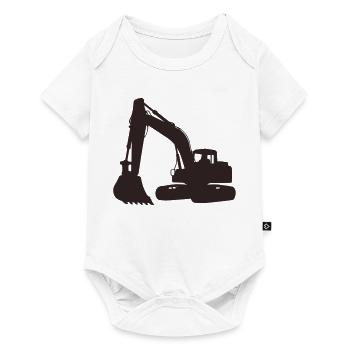 Excavatrice - Body à manches courtes Premium Bébé - blanc - Devant