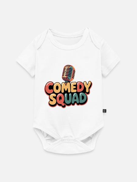 Comedy-Truppe - Baby Premium Kurzarmbody - Weiß