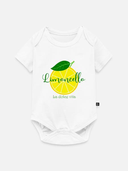Limoncello La Dolce Vita - Baby Premium Kurzarmbody - Weiß