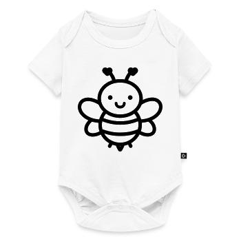 bee - Baby Premium short-sleeve bodysuit - white - Front