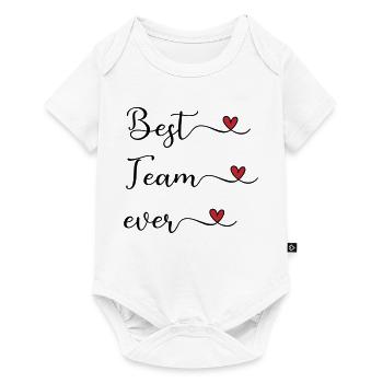 Best Team Ever - Baby Premium short-sleeve bodysuit - white - Front