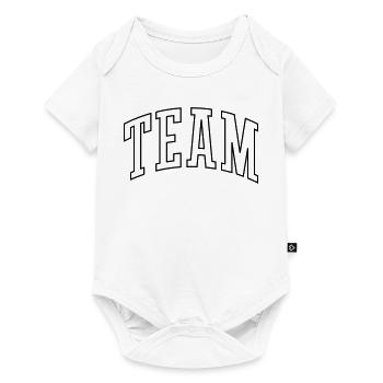 Team Outline - Baby Premium short-sleeve bodysuit - white - Front