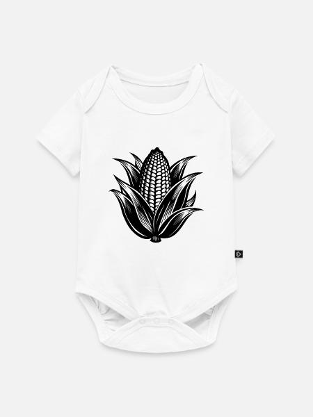 Mais - Baby Premium Kurzarmbody - Weiß