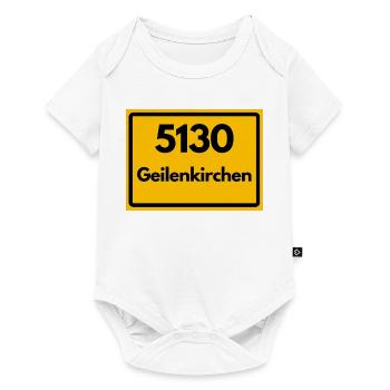 ALTE POSTLEITZAHL PLZ RETRO 5130 GEILENKIRCHEN - Baby Premium Kurzarmbody - Weiß - Vorne