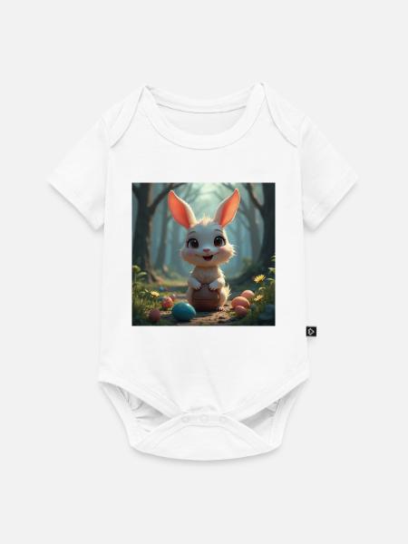 Ostern - Baby Premium Kurzarmbody - Weiß