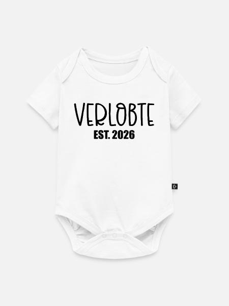Verlobung Verlobte 2026 - Baby Premium Kurzarmbody - Weiß