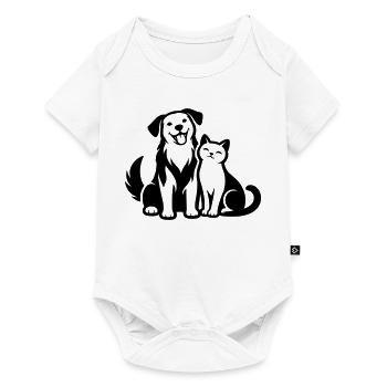 Pets - Baby Premium short-sleeve bodysuit - white - Front