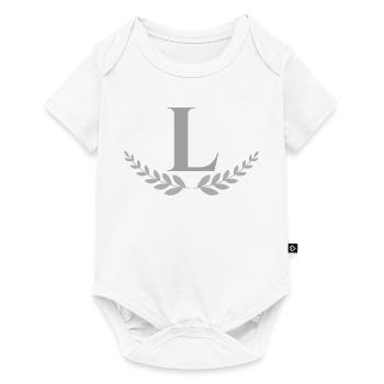 L - Baby Premium Kurzarmbody - Weiß - Vorne