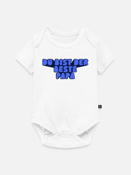 du bist der beste Papa - Baby Premium Kurzarmbody - Weiß