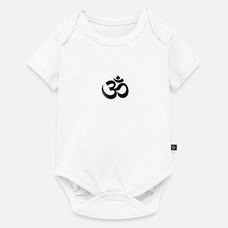Om Minimalist Silhouette - Body à manches courtes Premium Bébé - blanc