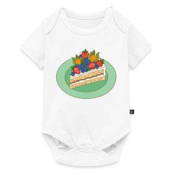 Fruity cake splendour - Baby Premium short-sleeve bodysuit - white - Front