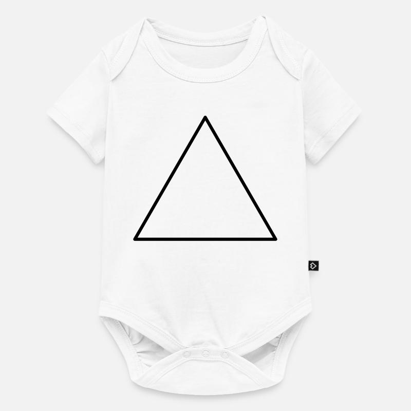 Symbol triangle equilateral - Baby Premium short-sleeve bodysuit - white