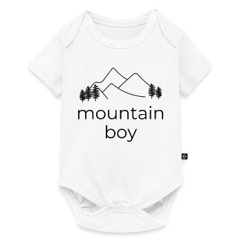 Garçon de la Montagne - Body à manches courtes Premium Bébé - blanc - Devant
