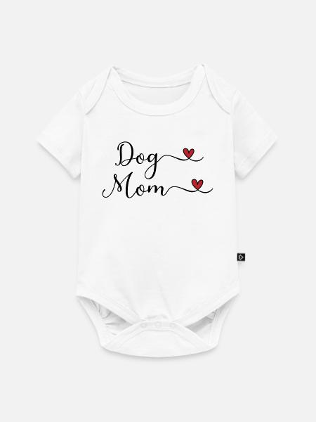 Hunde Mama - Baby Premium Kurzarmbody - Weiß