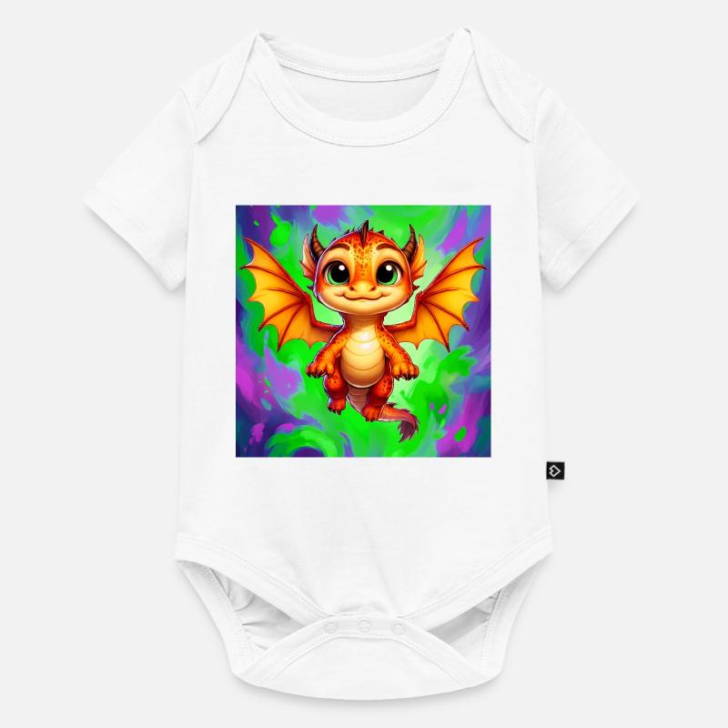 dragon - Body à manches courtes Premium Bébé - blanc