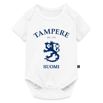 Tampere Suomi Finland Finnland - Baby Premium Kurzarmbody - Weiß - Vorne