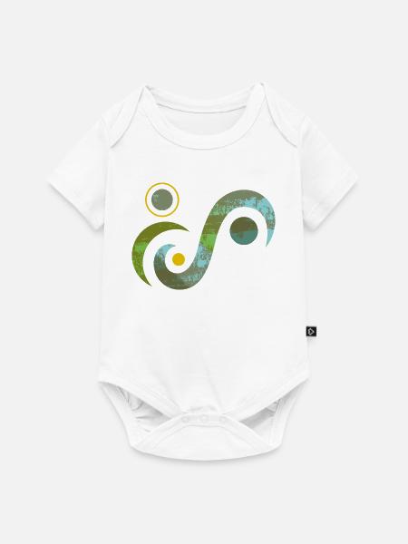 yoga-design_4 - Baby Premium Kurzarmbody - Weiß