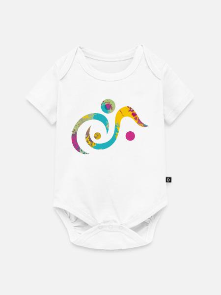 yoga-design_19 - Baby Premium Kurzarmbody - Weiß