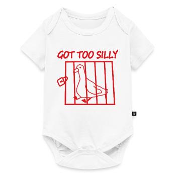 Red Bird in a Cage – Got Too Silly - Baby Premium short-sleeve bodysuit - white - Front