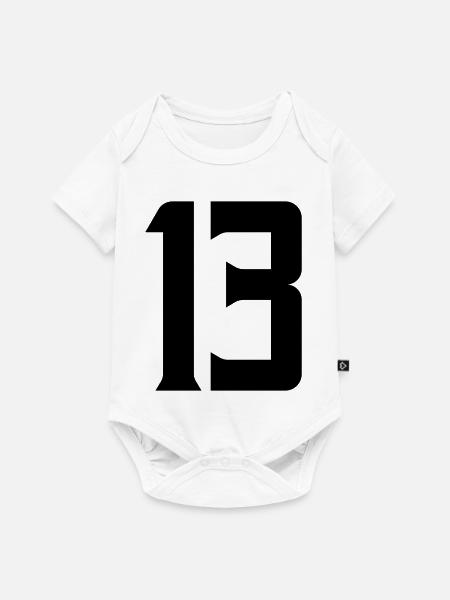 13 - Baby Premium Kurzarmbody - Weiß