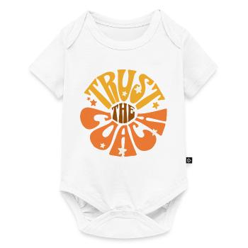 Tennis Trainer Shirt, Trust the Coach hoodie, Cap - Baby Premium short-sleeve bodysuit - white - Front