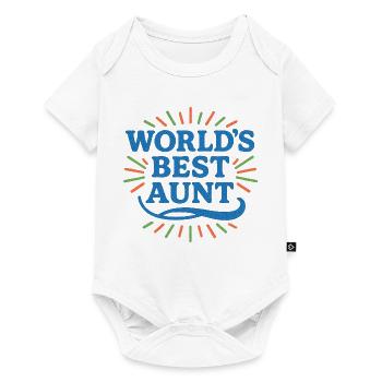 World's Best Aunt Celebration - Baby Premium short-sleeve bodysuit - white - Front