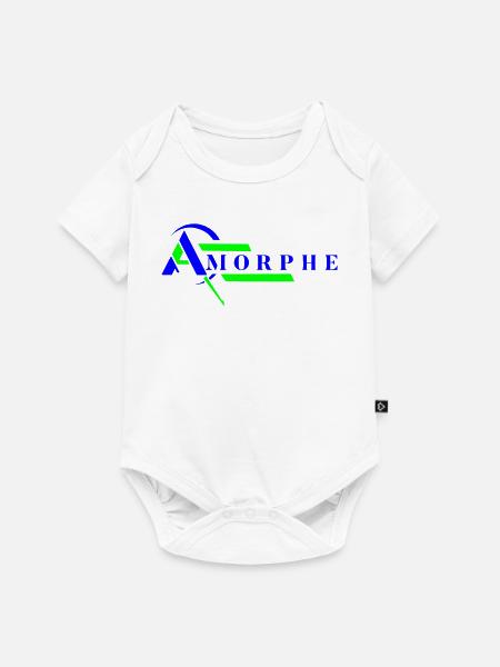 amorph - Baby Premium Kurzarmbody - Weiß