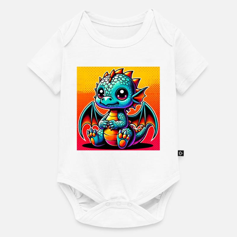dragon - Body à manches courtes Premium Bébé - blanc