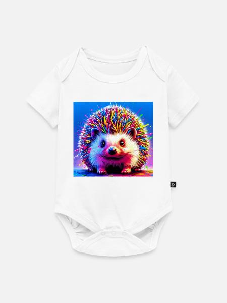 Igel - Baby Premium Kurzarmbody - Weiß