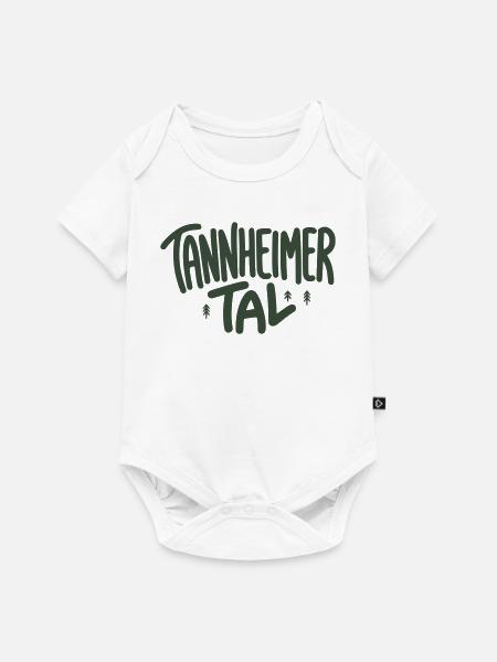 Tannheimer Tal Schriftzug - Baby Premium Kurzarmbody - Weiß