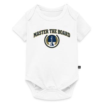 Chessboard Master King Coat of Arms Premium Chess - Baby Premium short-sleeve bodysuit - white - Front