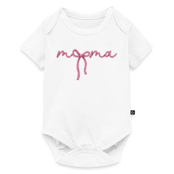 Mom Bow - Baby Premium short-sleeve bodysuit - white - Front