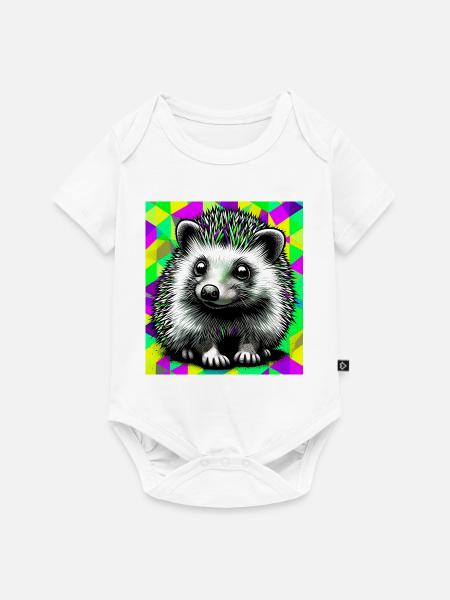 Igel - Baby Premium Kurzarmbody - Weiß