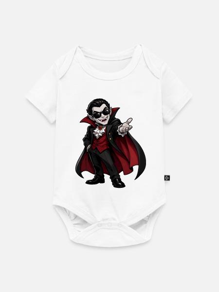 Vampir - Baby Premium Kurzarmbody - Weiß