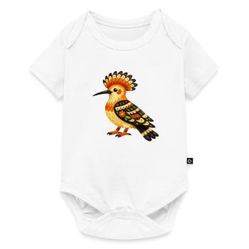 Colorful Dudek in Folk Style - Baby Premium short-sleeve bodysuit - white - Front