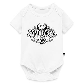 Majorque 2026 - Body à manches courtes Premium Bébé - blanc - Devant