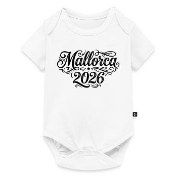 Palmier de Majorque 2026 - Body à manches courtes Premium Bébé - blanc - Devant