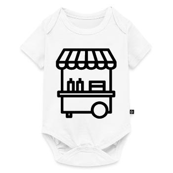 Street Food Cart - Baby Premium short-sleeve bodysuit - white - Front