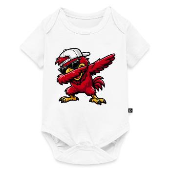 Dabbing Cardinal - Baby Premium short-sleeve bodysuit - white - Front