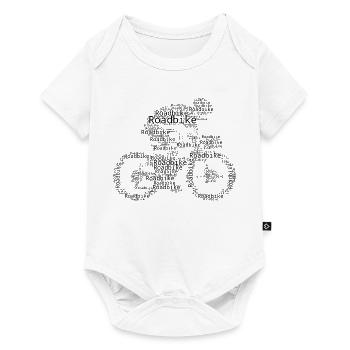 Gift idea for a road bike with road bike - Baby Premium short-sleeve bodysuit - white - Front