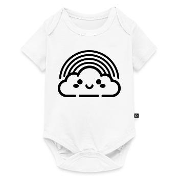 rainbow - Baby Premium short-sleeve bodysuit - white - Front