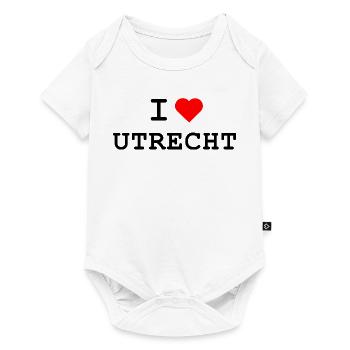 Ich liebe Utrecht - I love Utrecht - Baby Premium short-sleeve bodysuit - white - Front