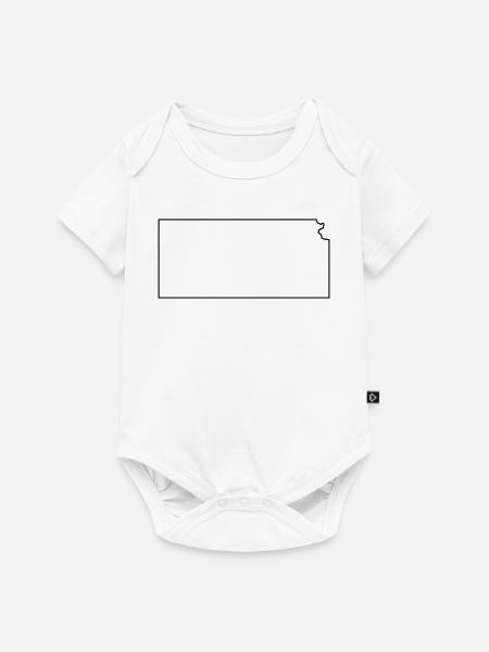 Kansas - Baby Premium Kurzarmbody - Weiß