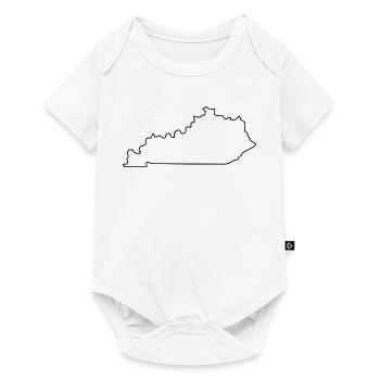 Carte du Kentucky - Body à manches courtes Premium Bébé - blanc - Devant