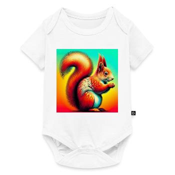 squirrel - Baby Premium short-sleeve bodysuit - white - Front